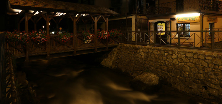 Ponte di Legno bei Nacht